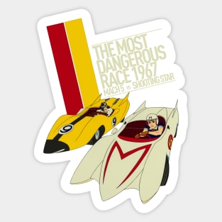 Race X vs Go Mifune Sticker